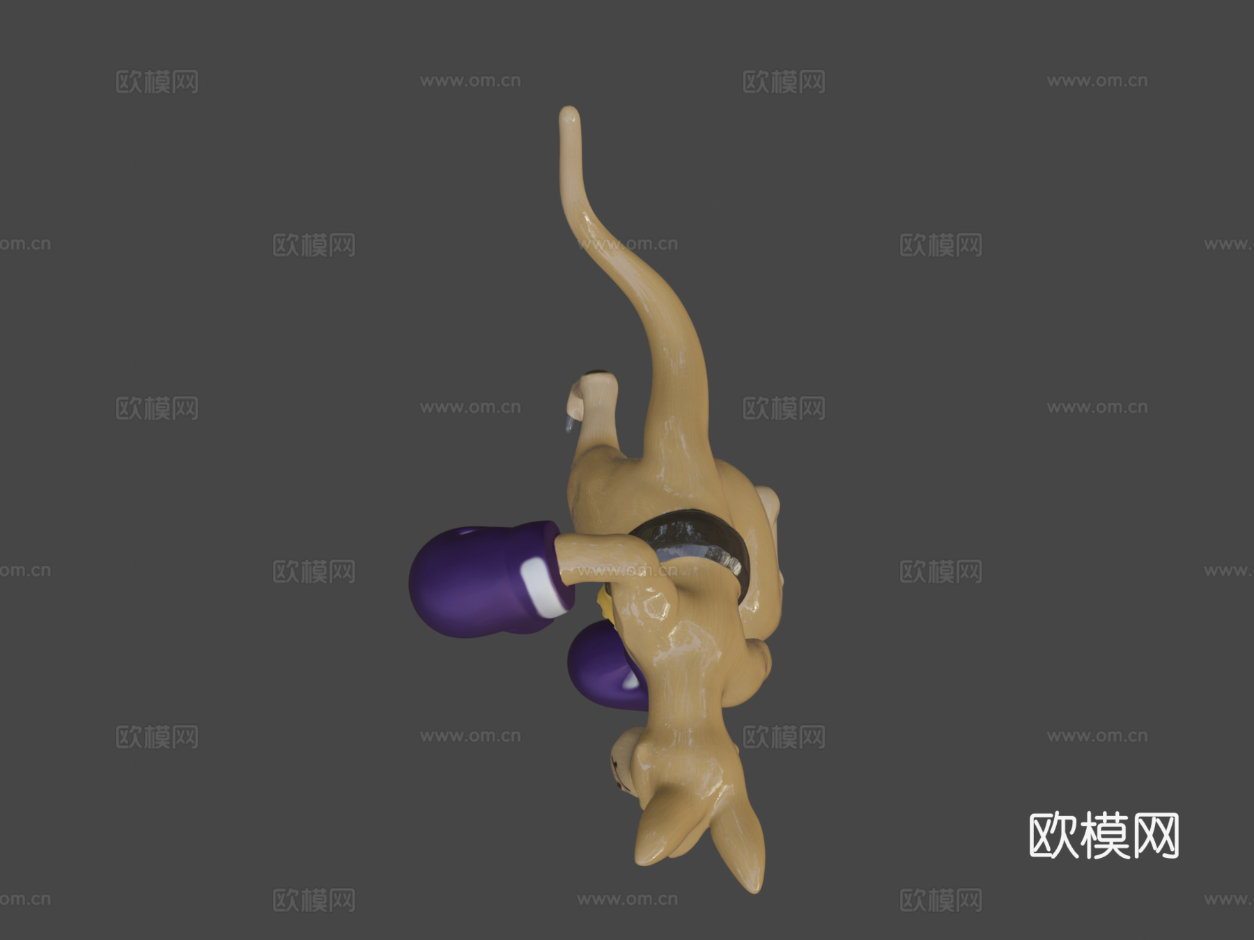 袋鼠拳击su模型