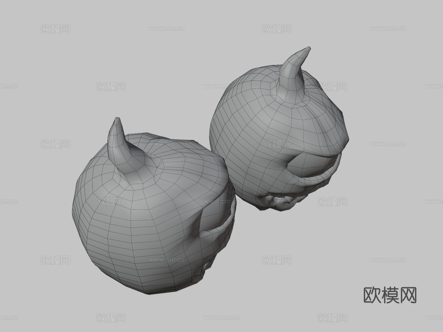 恐怖南瓜su模型下载（渲染图3）