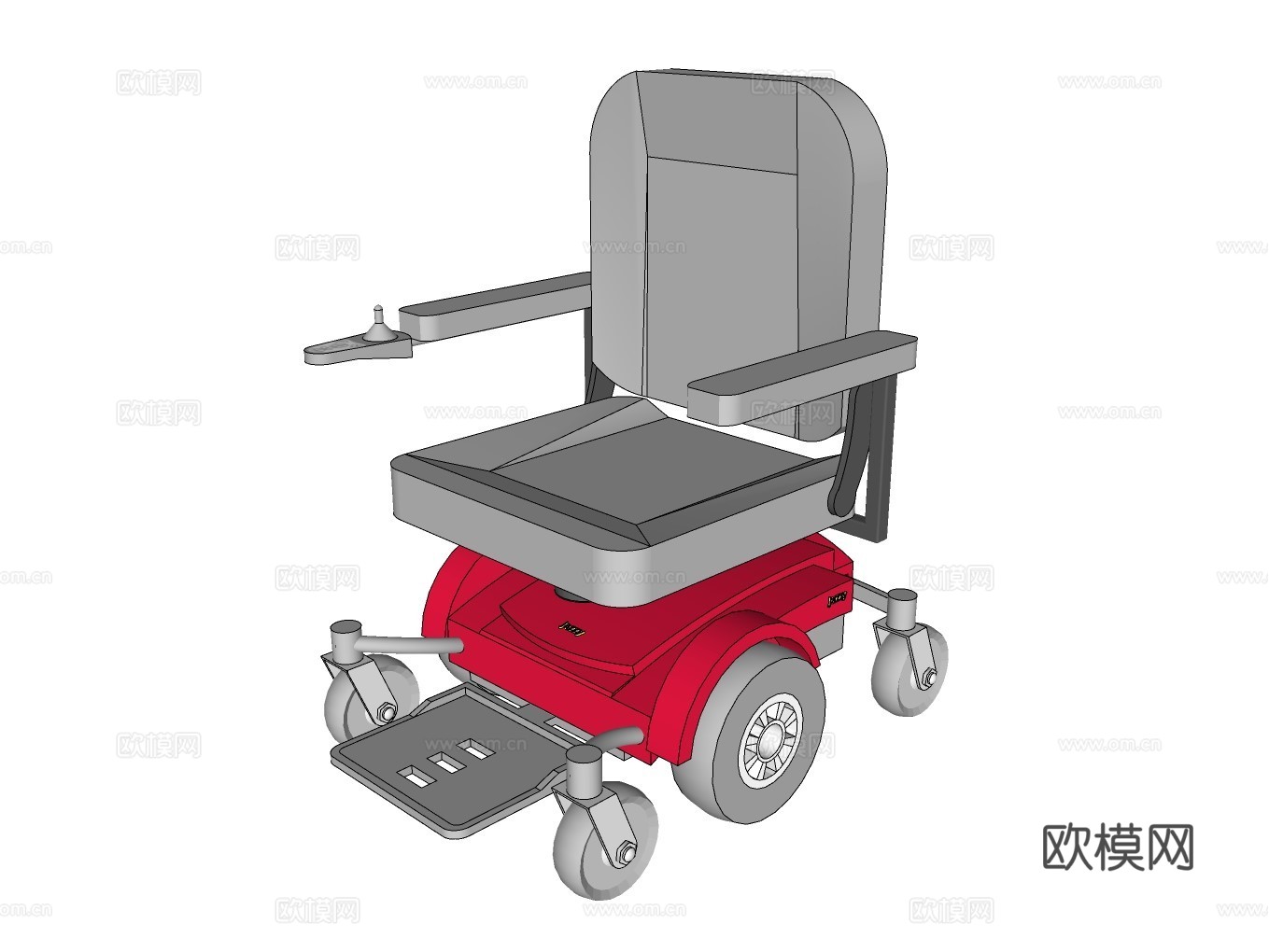 轮椅su模型