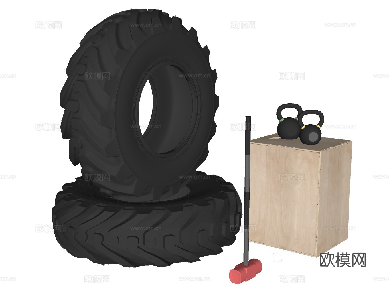 汽车轮胎su模型