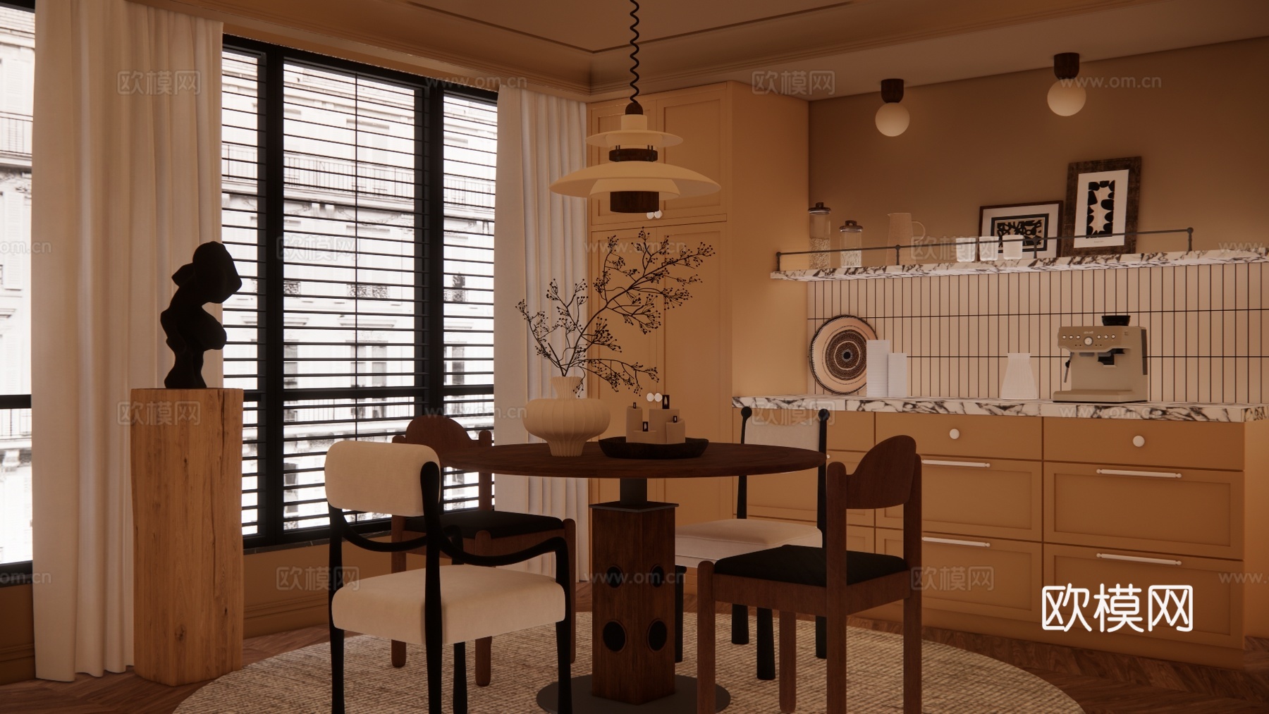 卫生间 客厅 客餐厅 卧室 阳台 门窗 衣帽间su模型