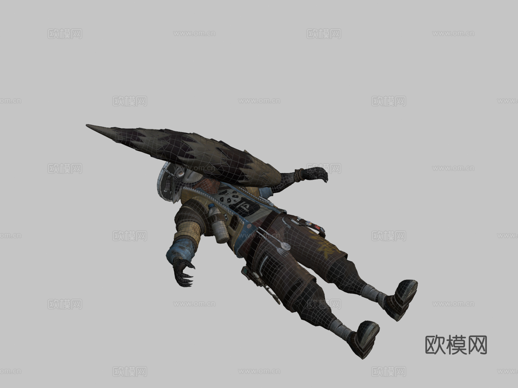 鲁弗斯堡垒之夜皮肤su模型