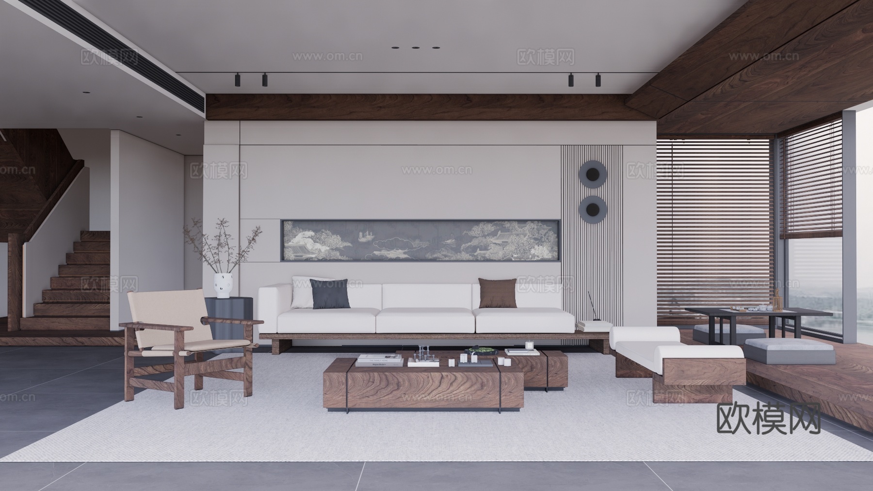 客餐厅 门窗 卫生间 客厅 厨房 卧室su模型