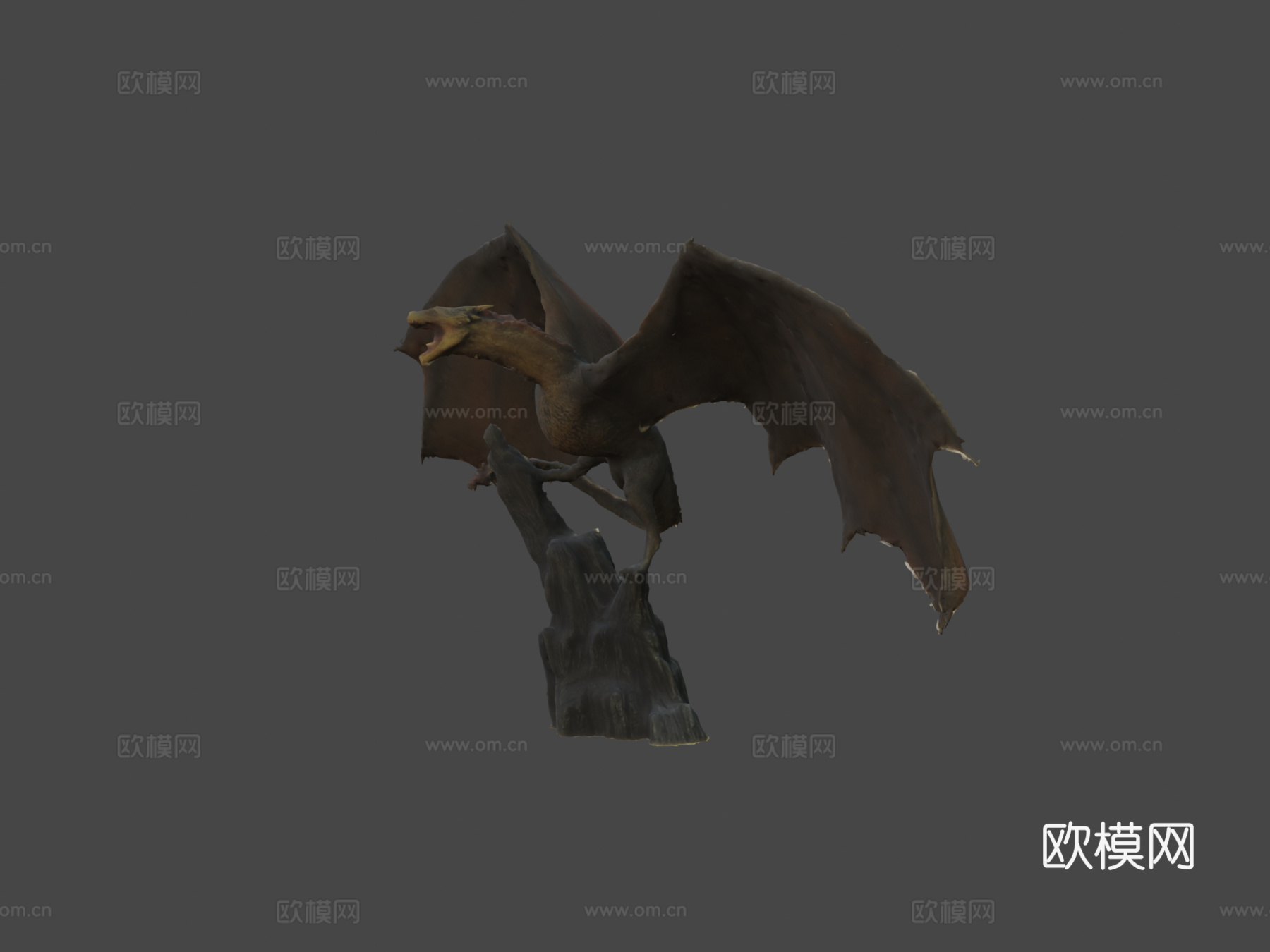 权力的游戏卓耿树脂雕像扫描su模型