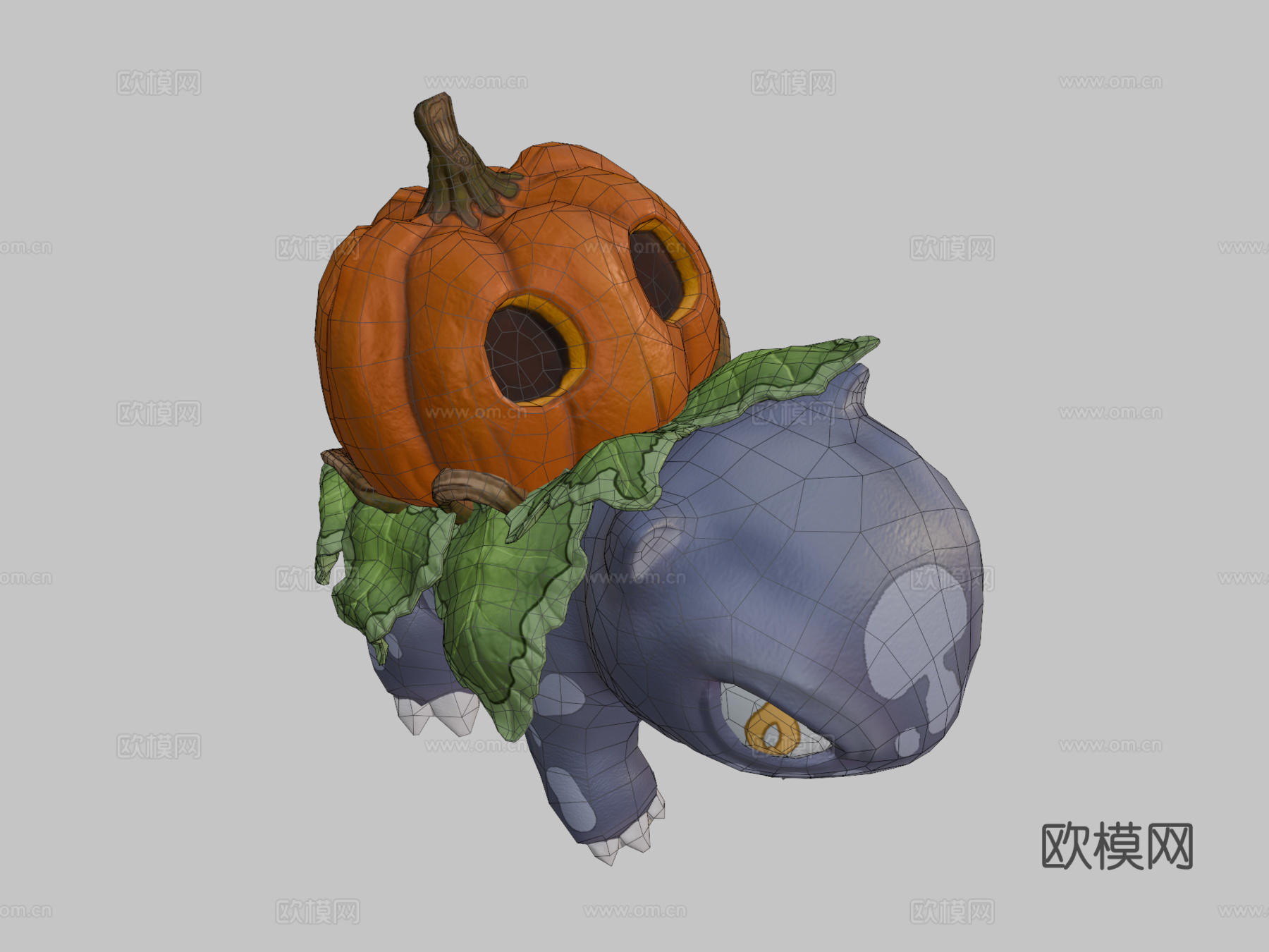 万圣节妙蛙种子su模型