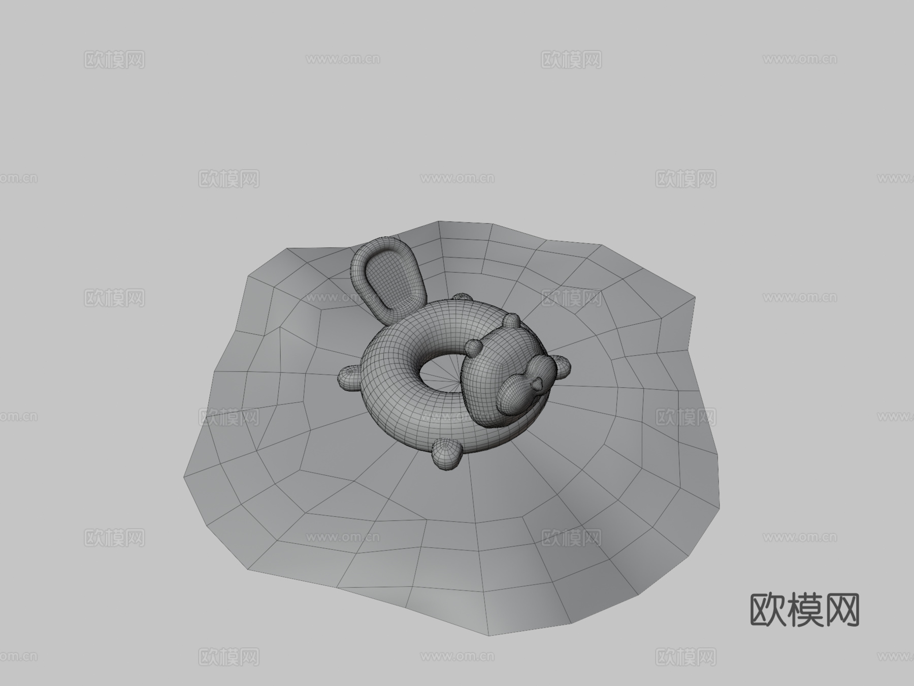 充气河狸su模型