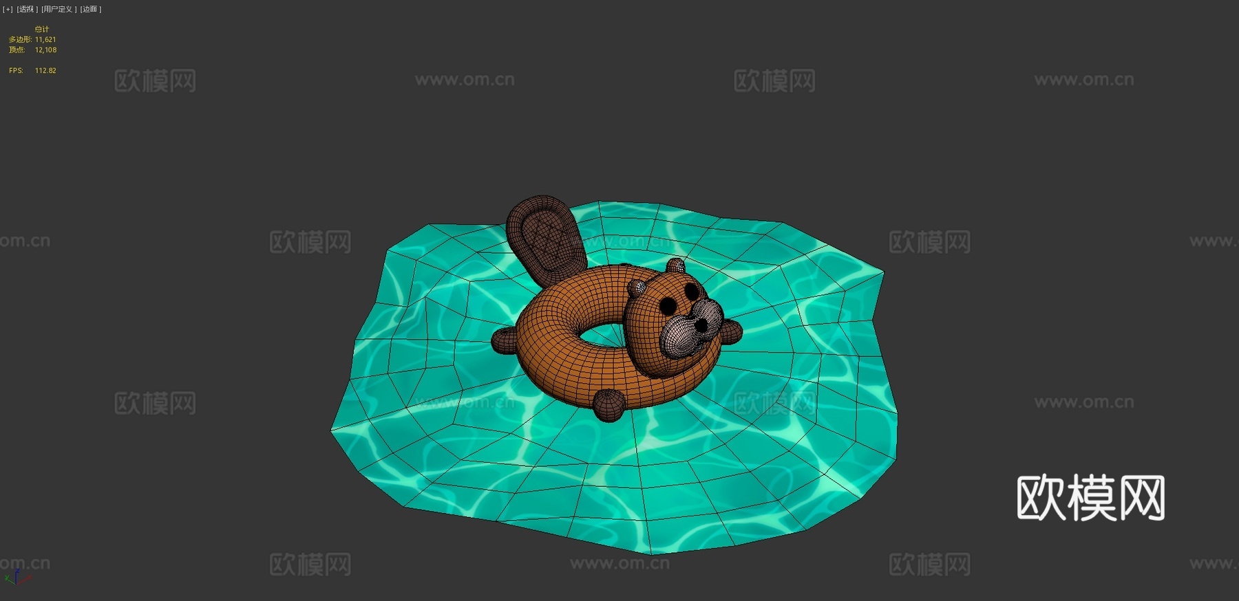 充气河狸su模型