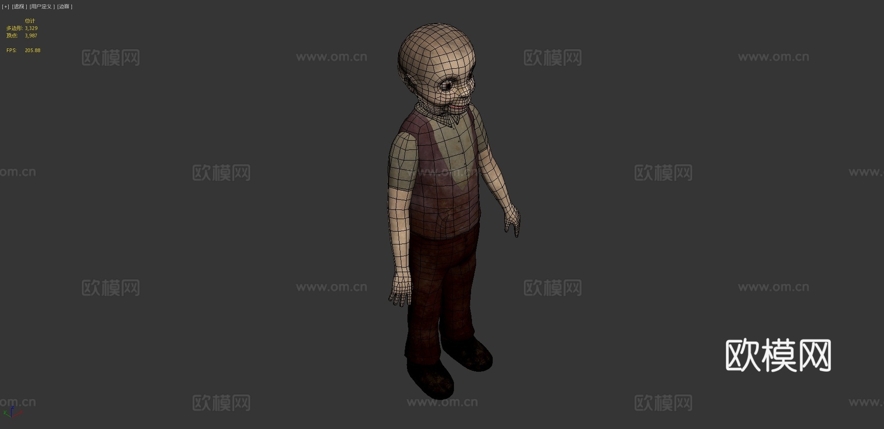 闹鬼腹语玩偶su模型