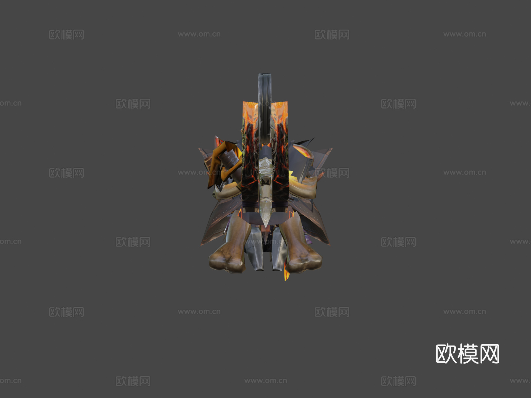 Dota2忧郁弓箭手su模型