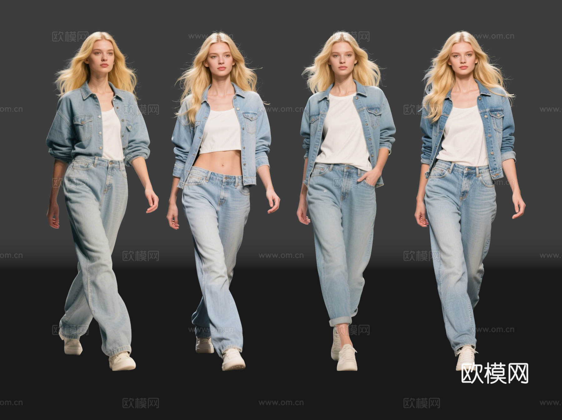 2D现代美女 现代人物 商业街拍 站姿美女 女人 休闲美女su模型