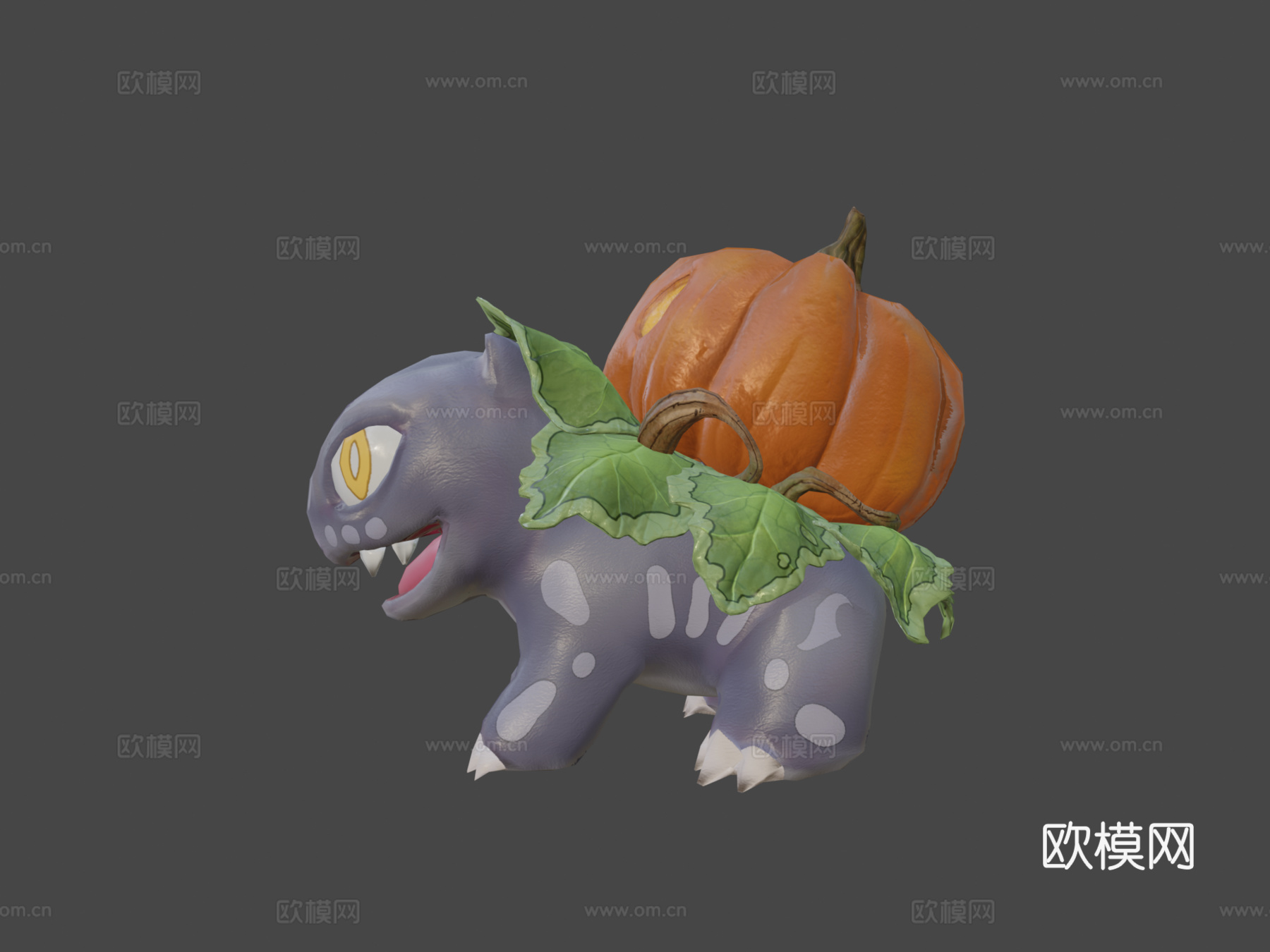 万圣节妙蛙种子su模型