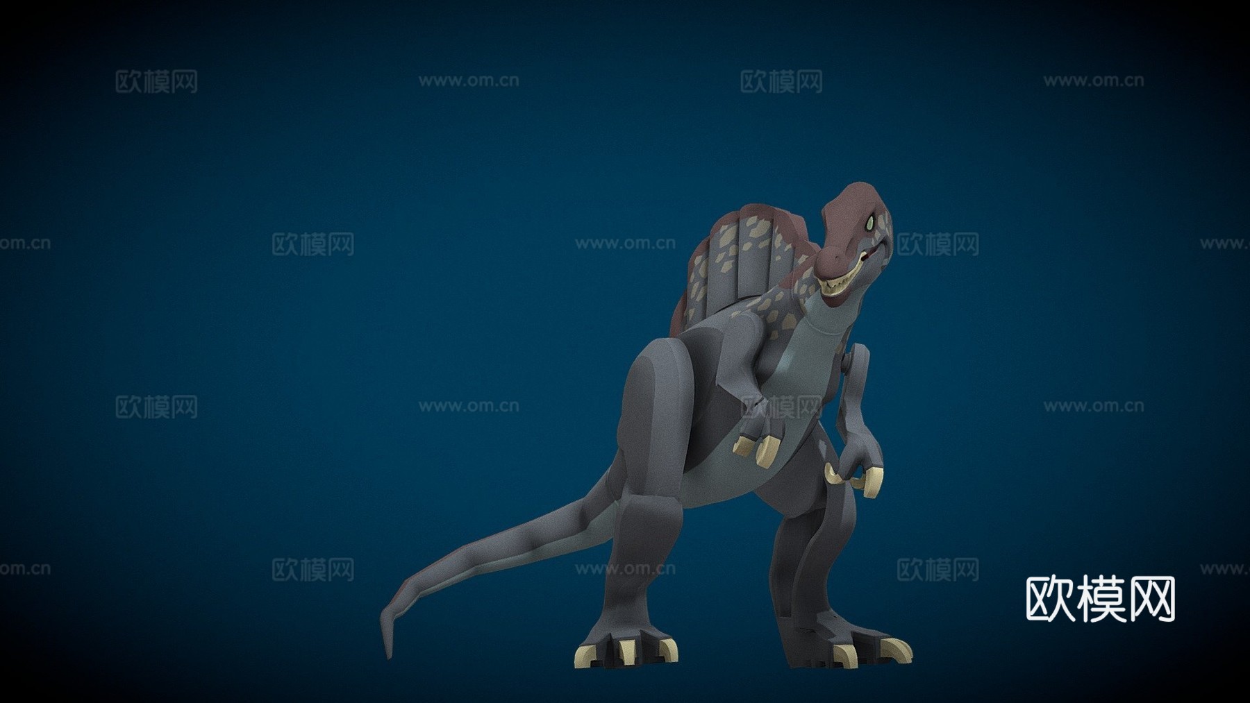 已绑定棘龙乐高su模型