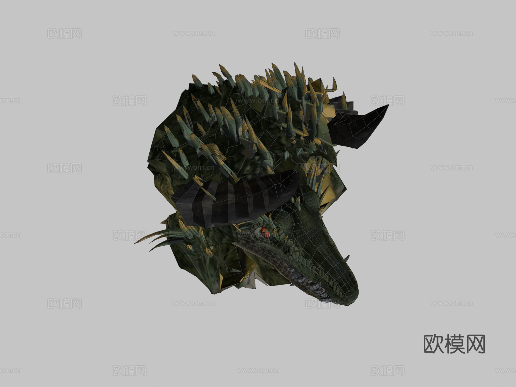 大森林龙su模型