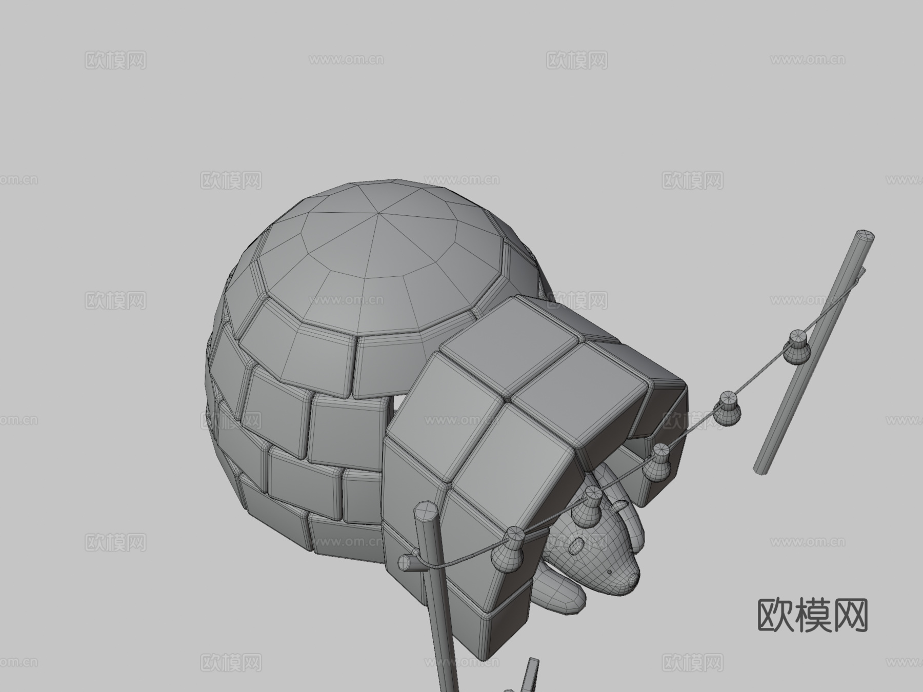 冰屋里的熊su模型