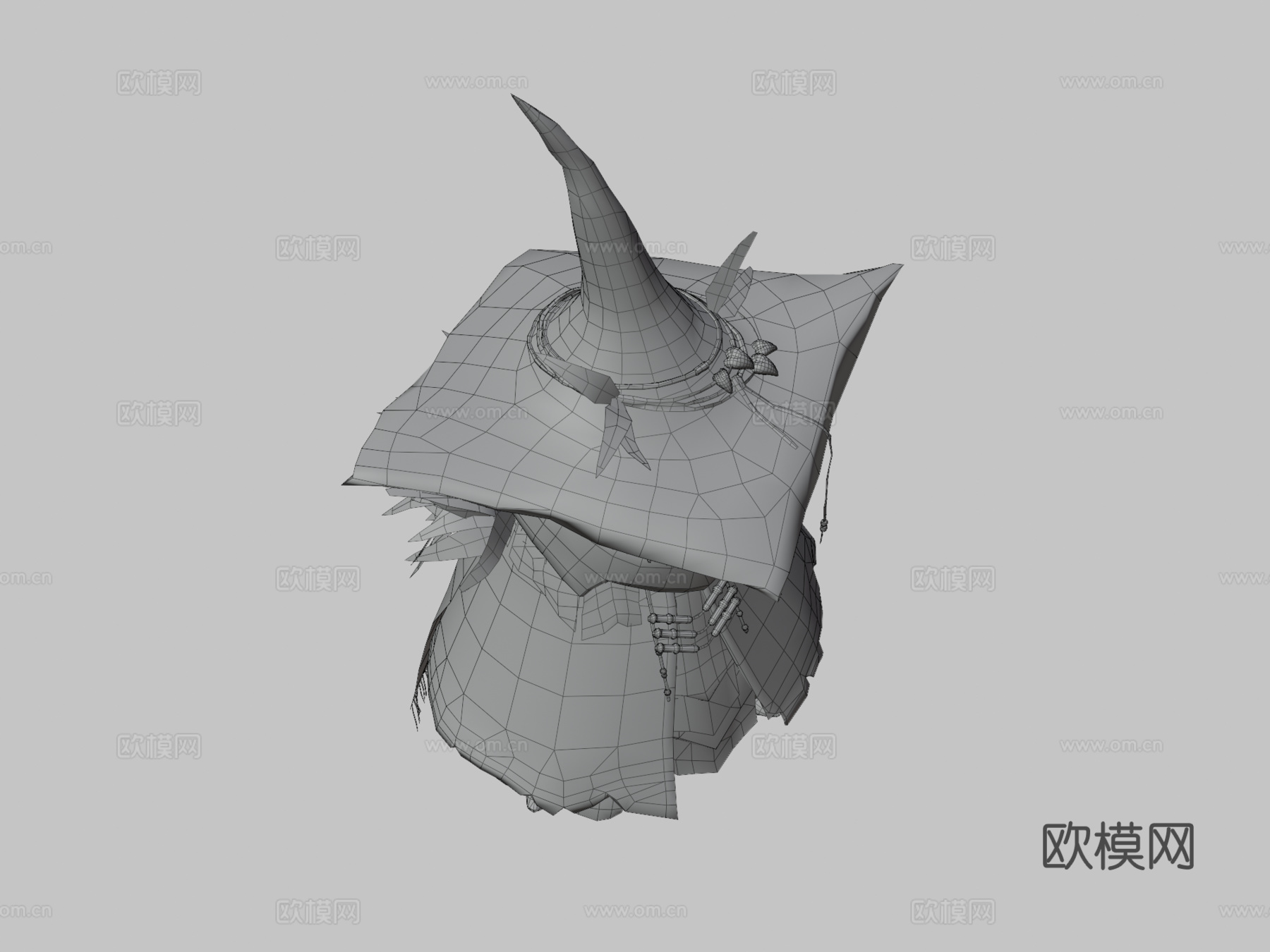 狂野女巫原生种su模型