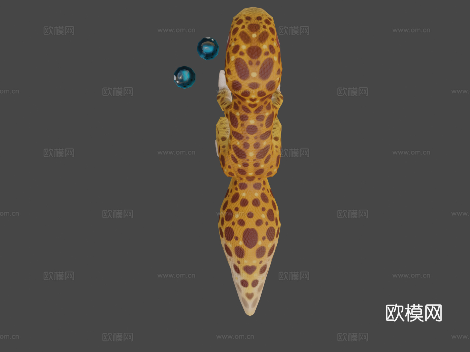 害羞豹猎手手绘su模型