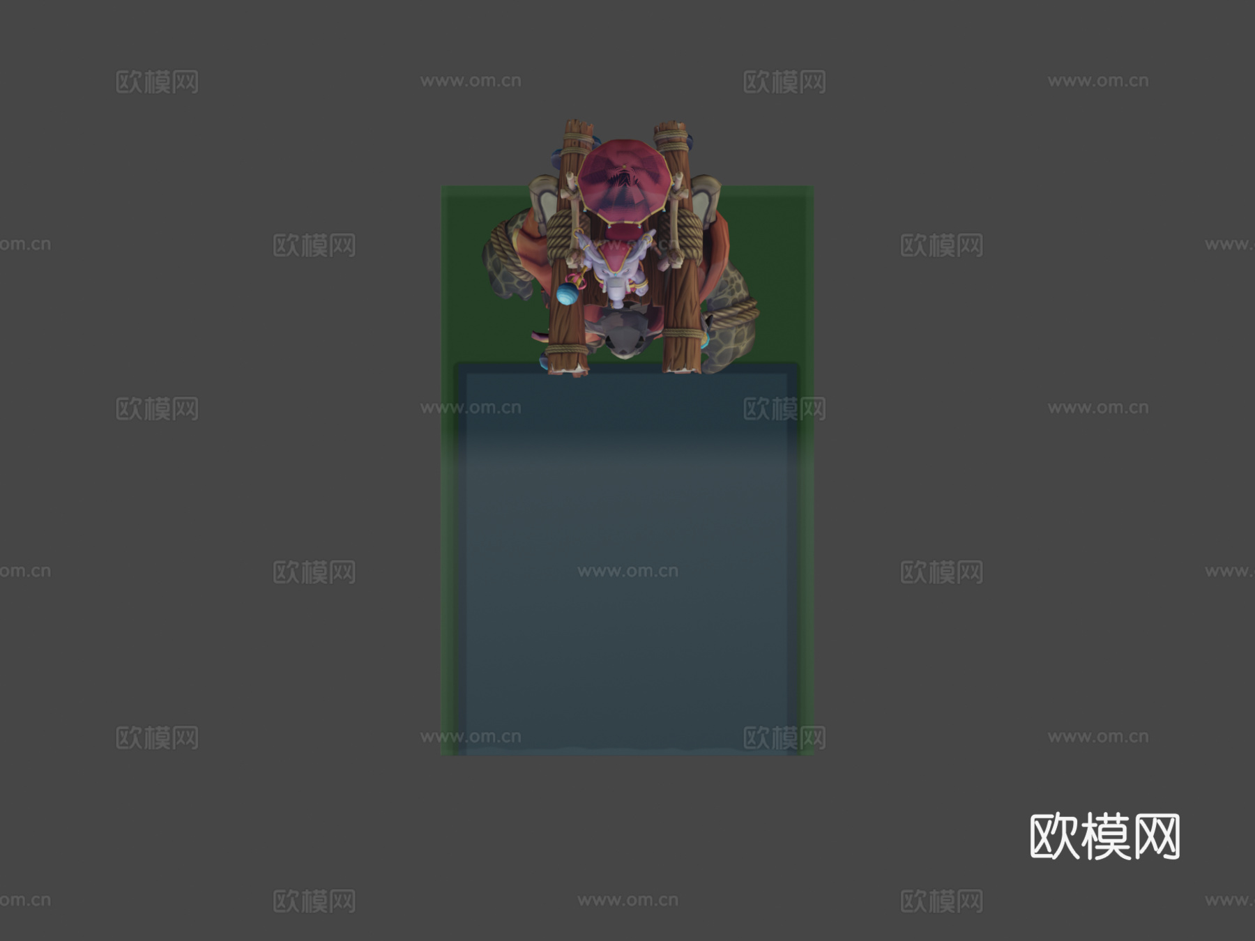 艾莉与哈根潜水动画su模型