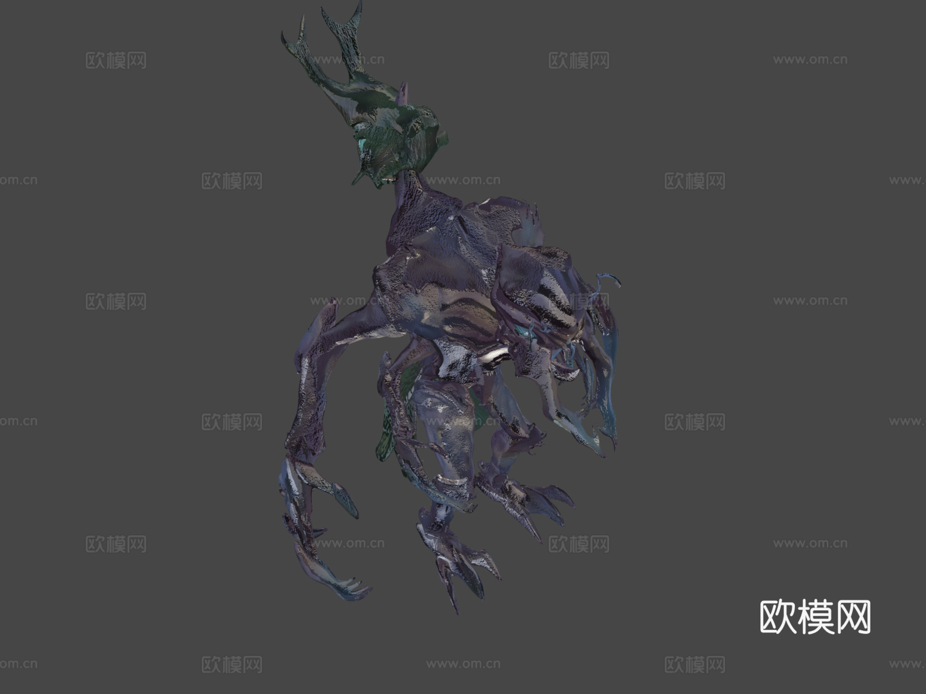 锹形甲虫su模型