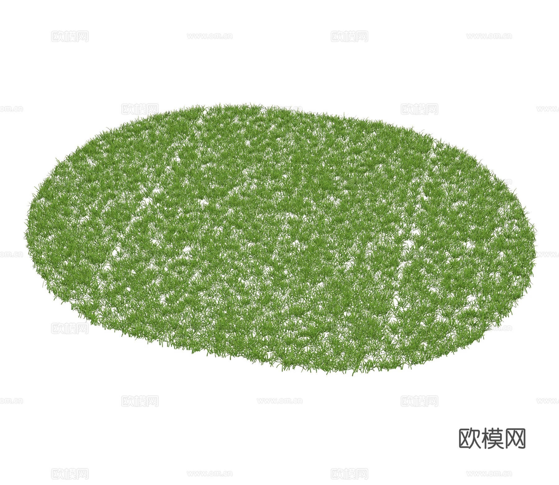 现代草坪su模型