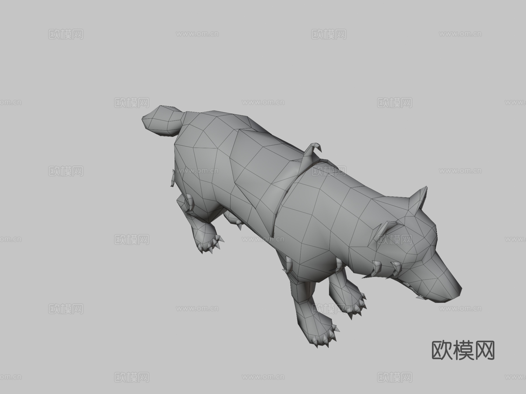 RT幻想坐骑狼su模型