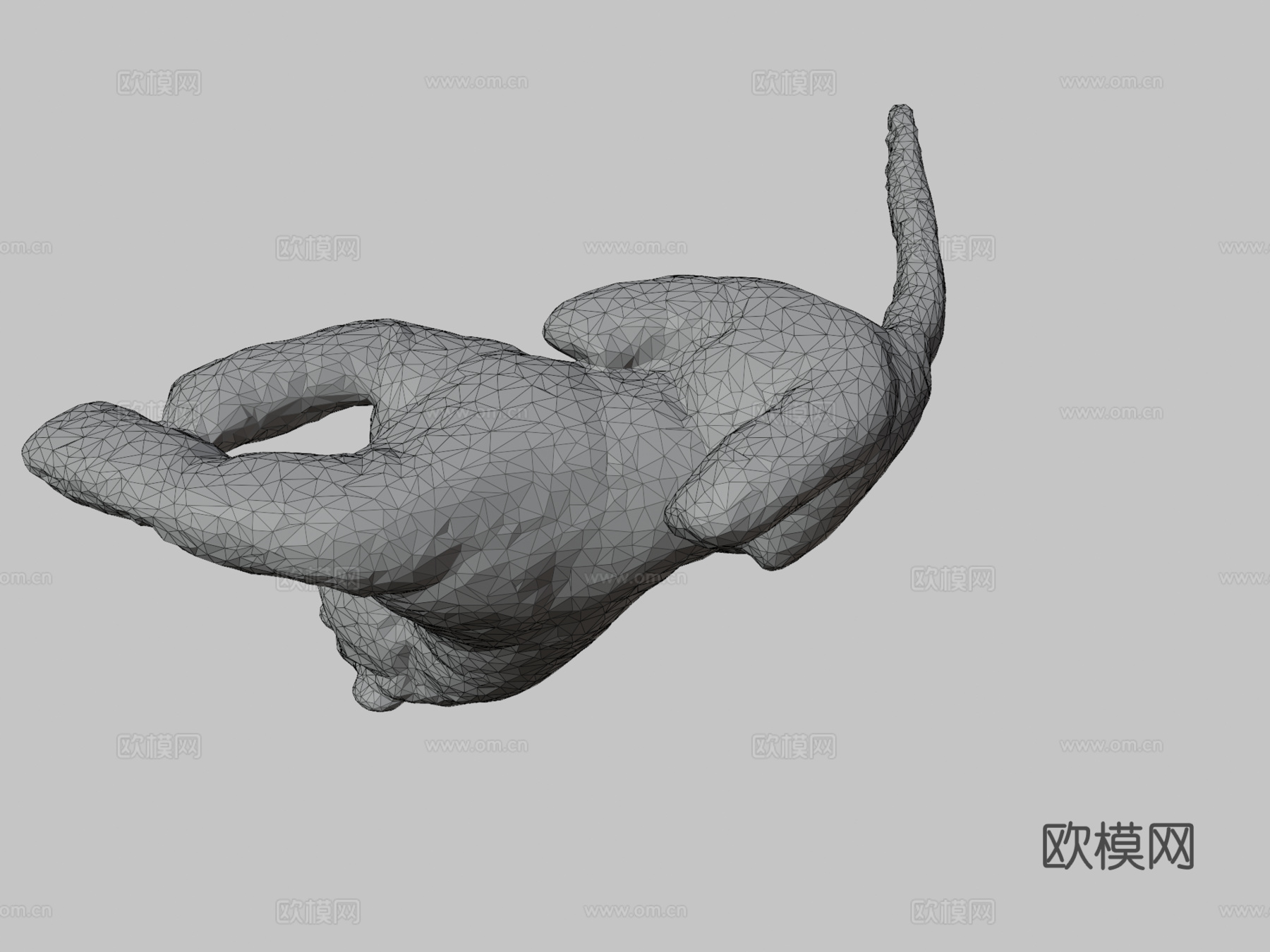 美洲豹玩具su模型下载（渲染图3）