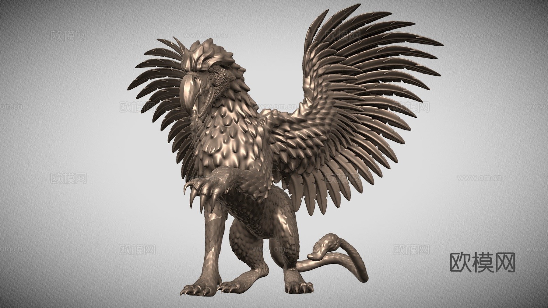 狮鹫格里芬打印su模型