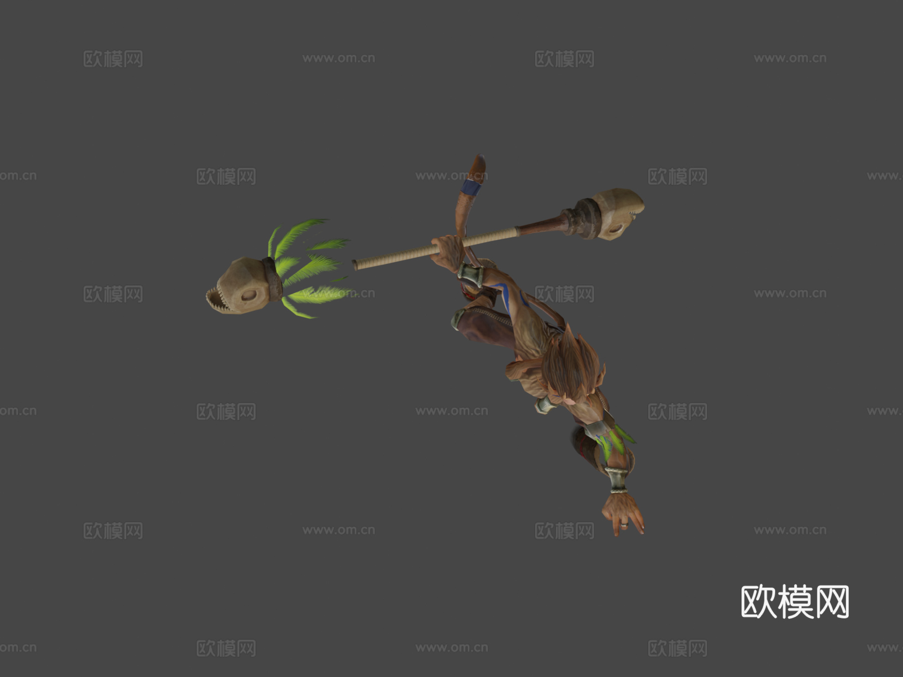 美猴王角色PBRsu模型下载（渲染图5）