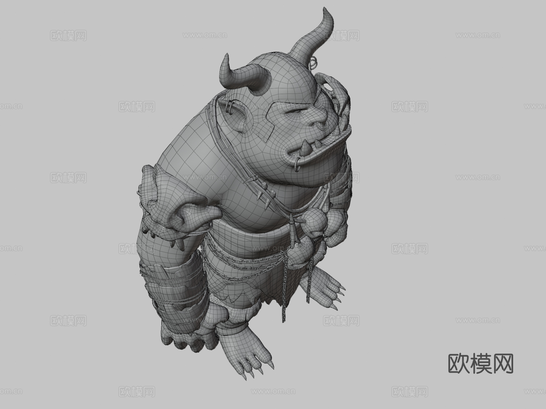 大型怪物su模型