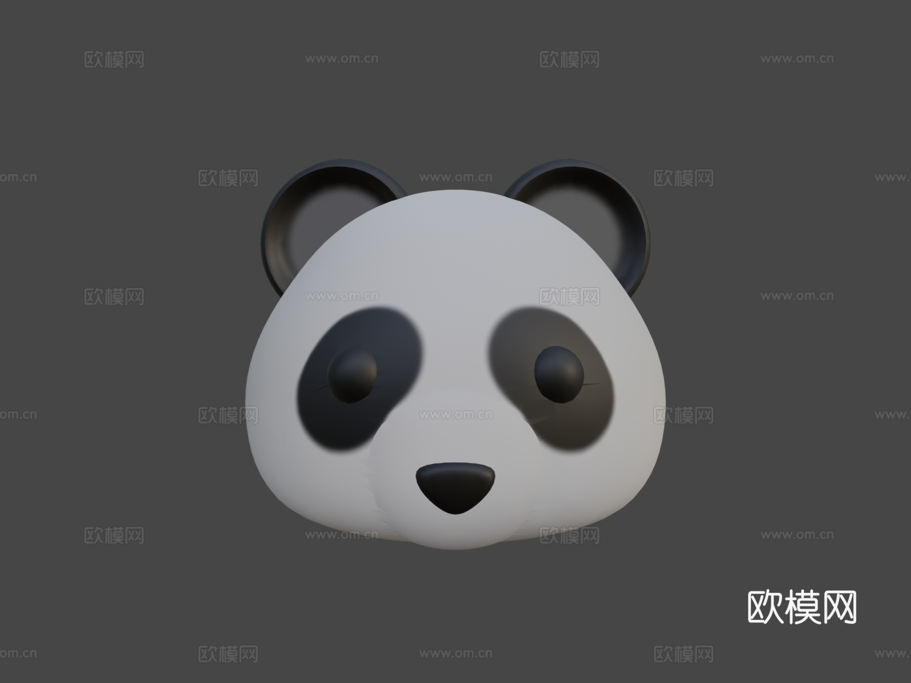 表情熊猫su模型