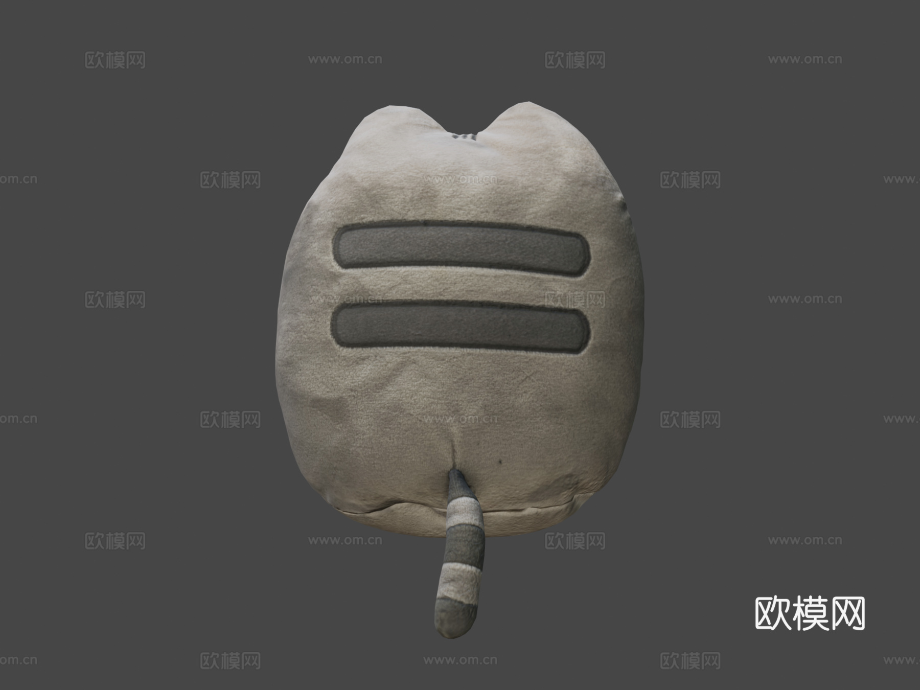 胖吉猫su模型下载（渲染图8）