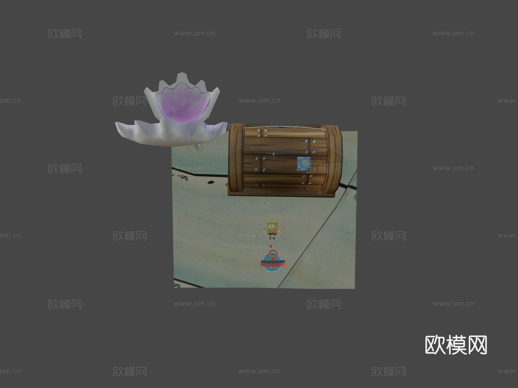 海绵宝宝动画月度清理版su模型