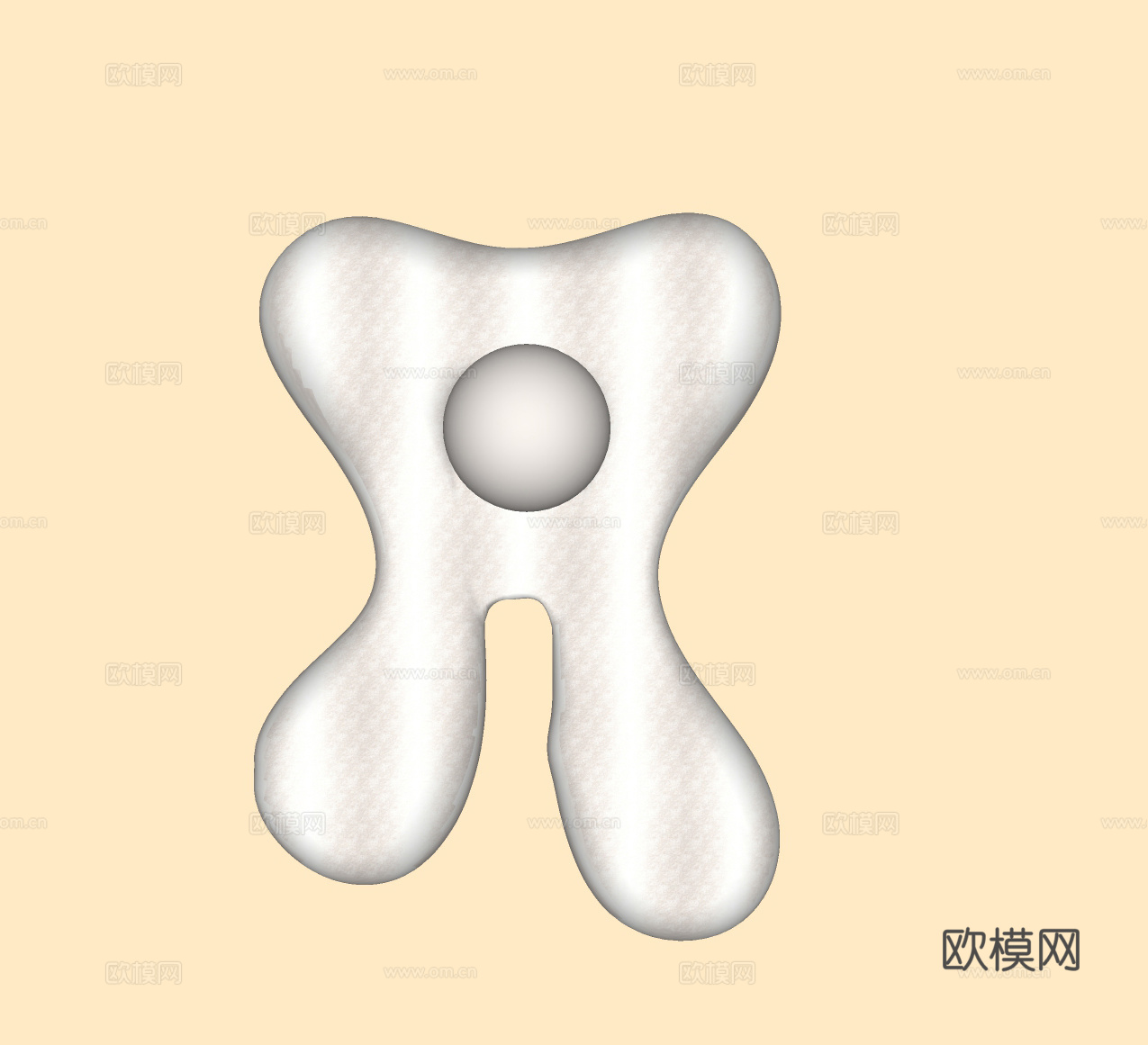 现代壁灯su模型下载（渲染图2）