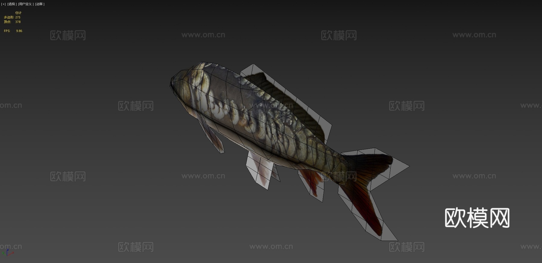 镜鲤su模型下载（渲染图4）