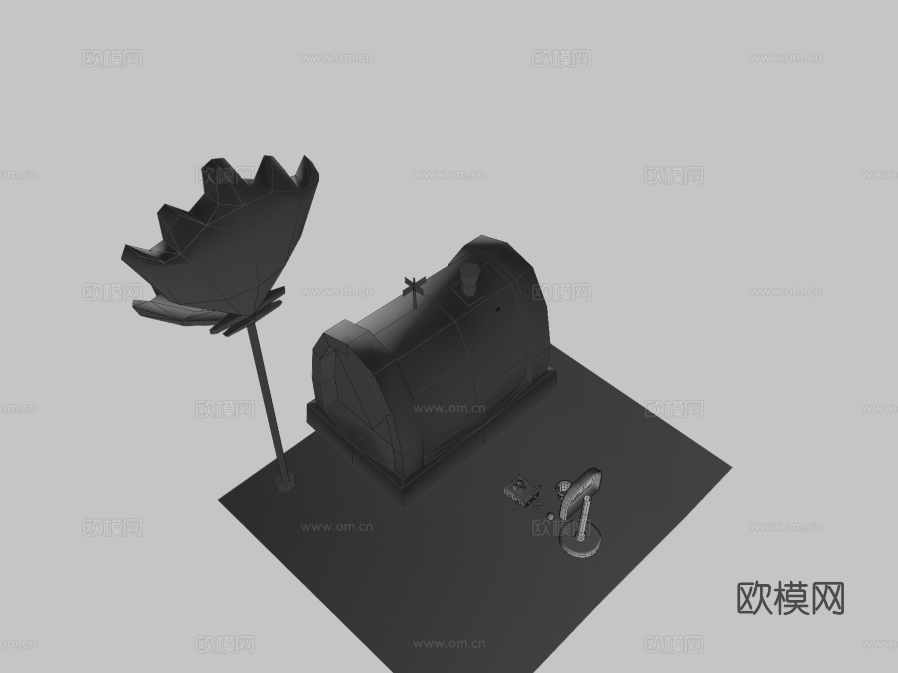 海绵宝宝动画月度清理版su模型