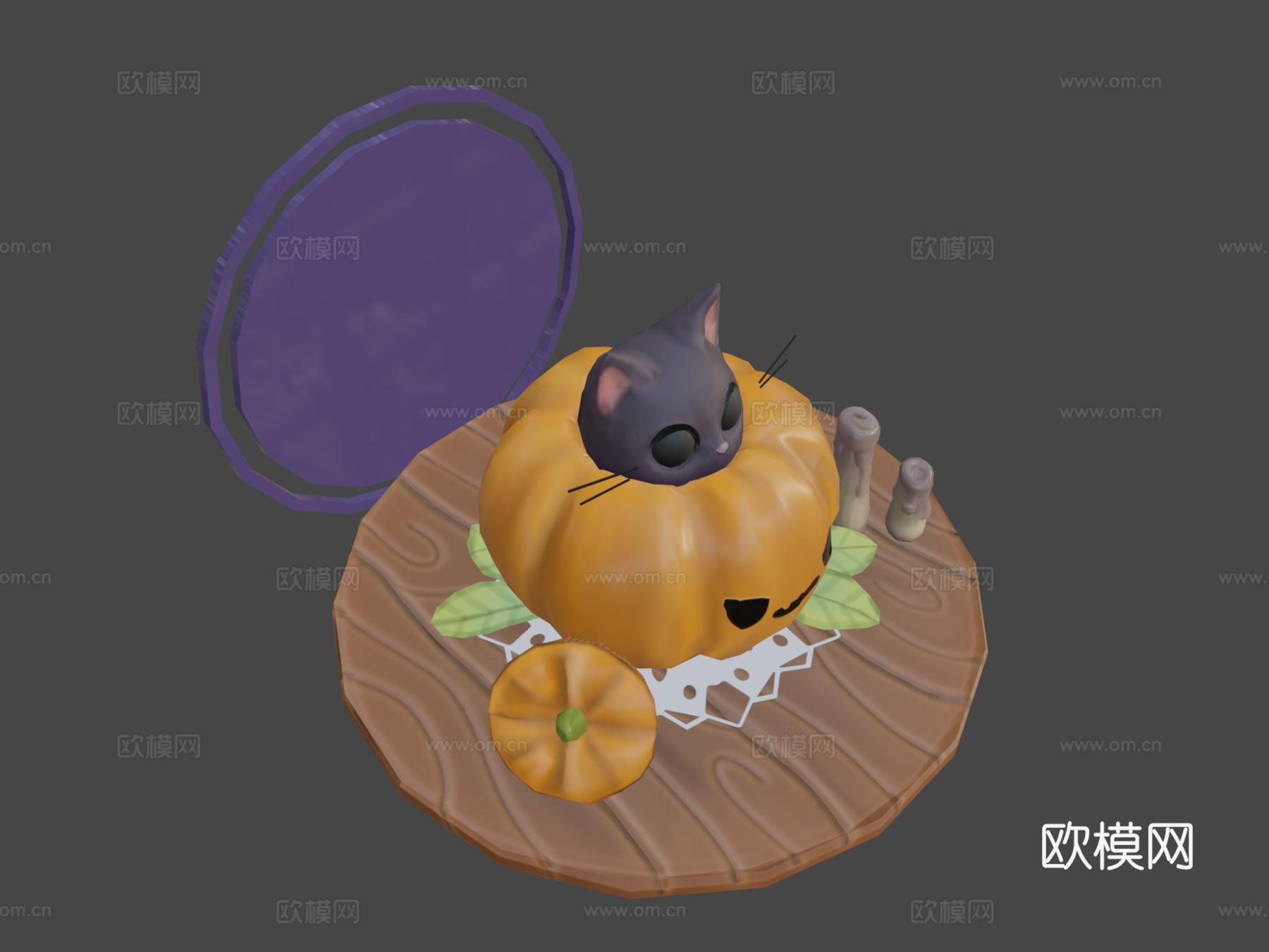 幽灵南瓜猫su模型