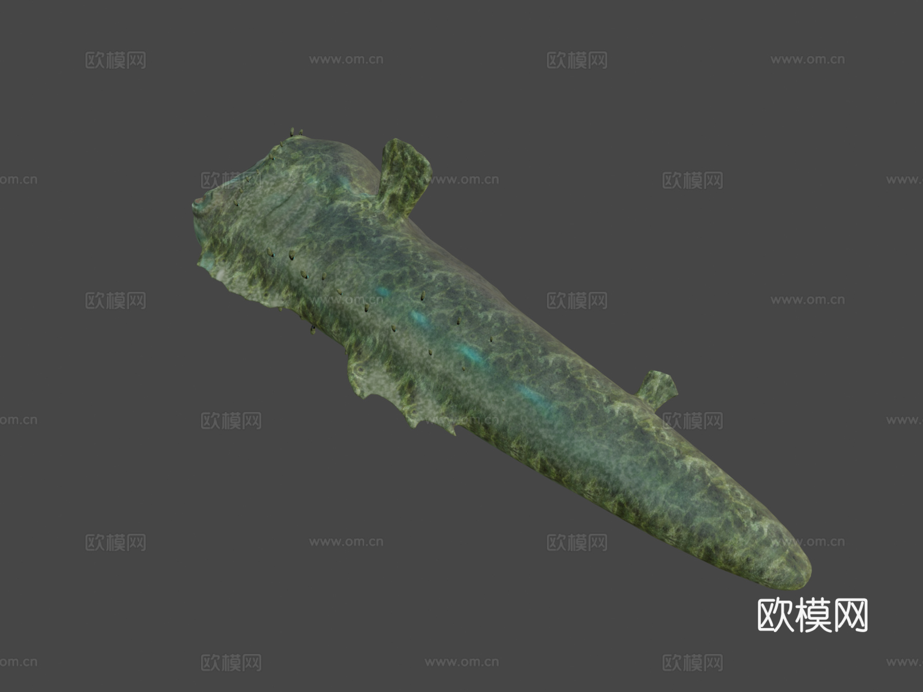 怪兽鱼su模型下载（渲染图8）