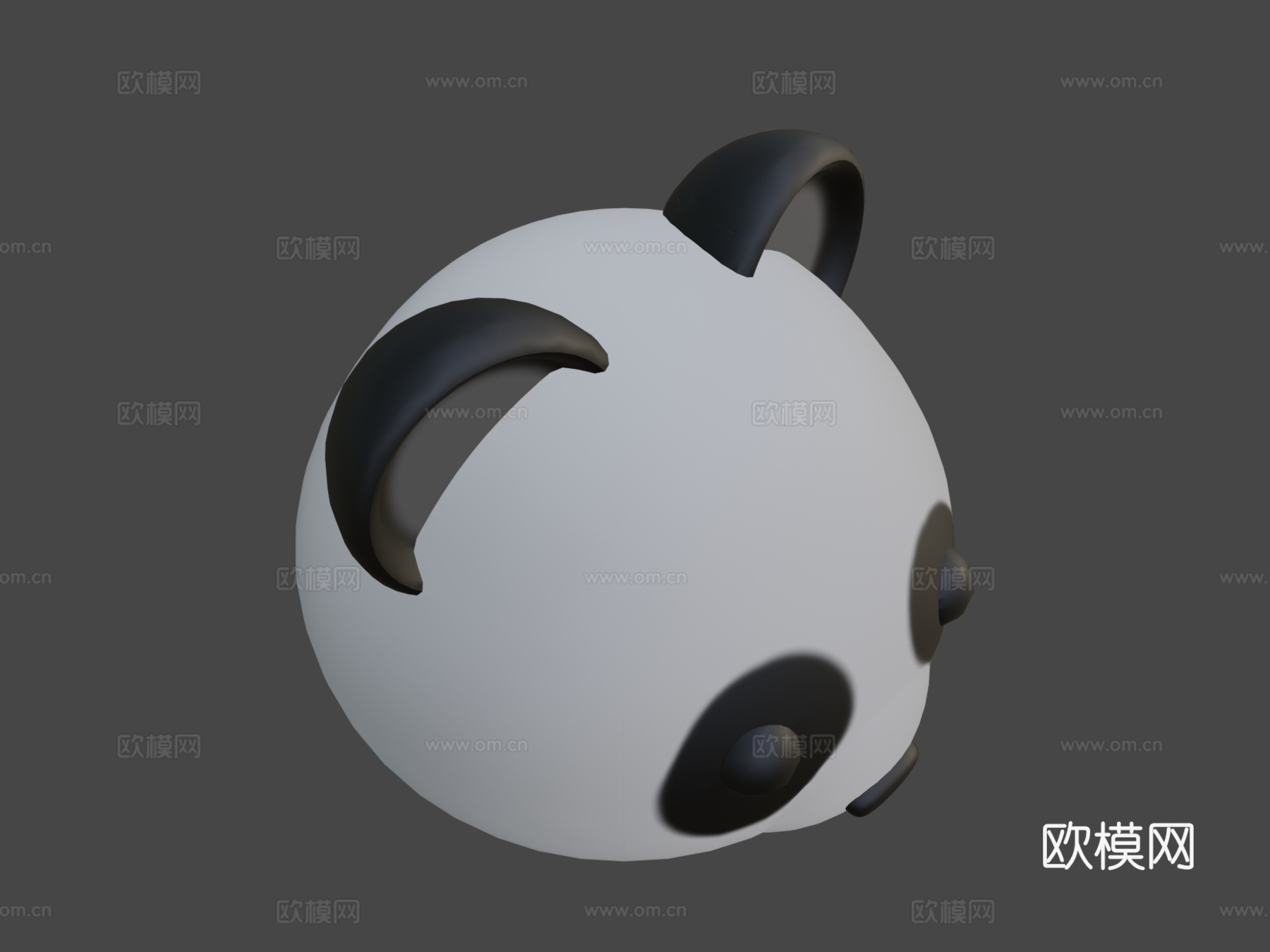表情熊猫su模型
