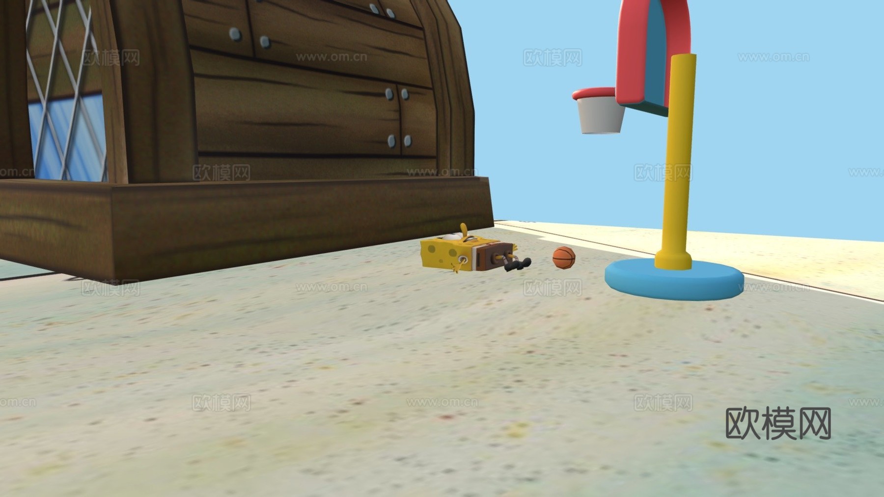 海绵宝宝动画月度清理版su模型