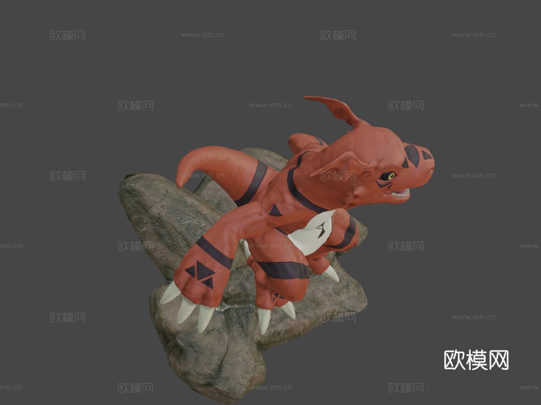 基尔兽实时姿势su模型