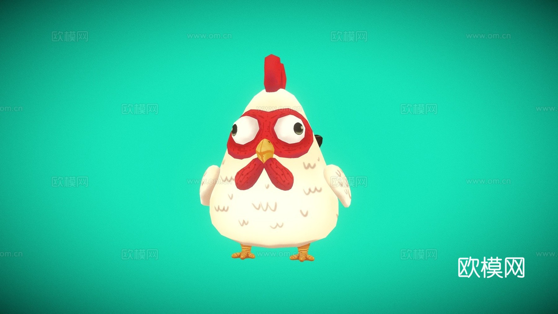 小鸡巴克su模型下载（渲染图1）