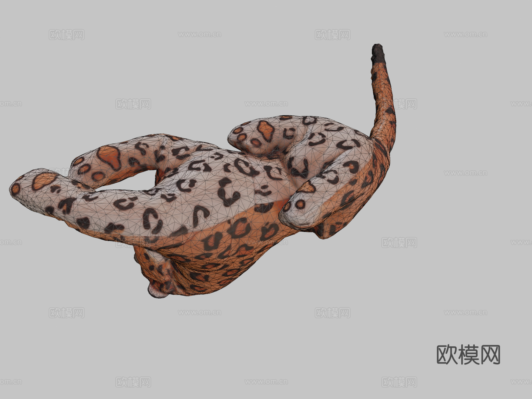 美洲豹玩具su模型下载（渲染图2）