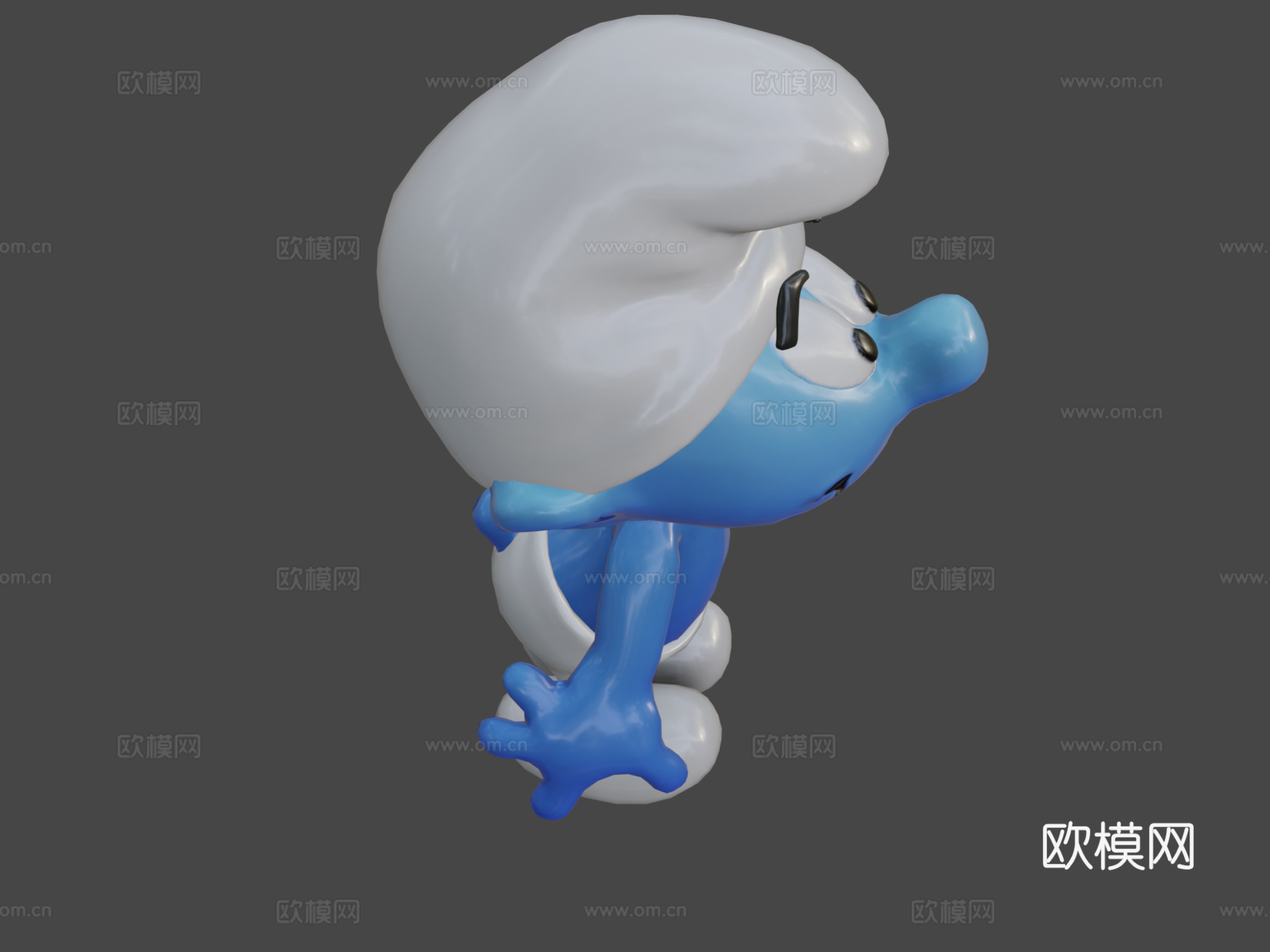 蓝精灵史努比su模型