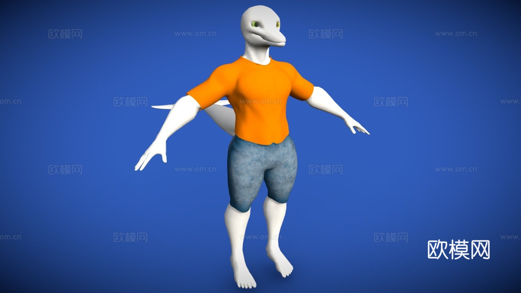 海豚格雷格su模型下载（渲染图1）