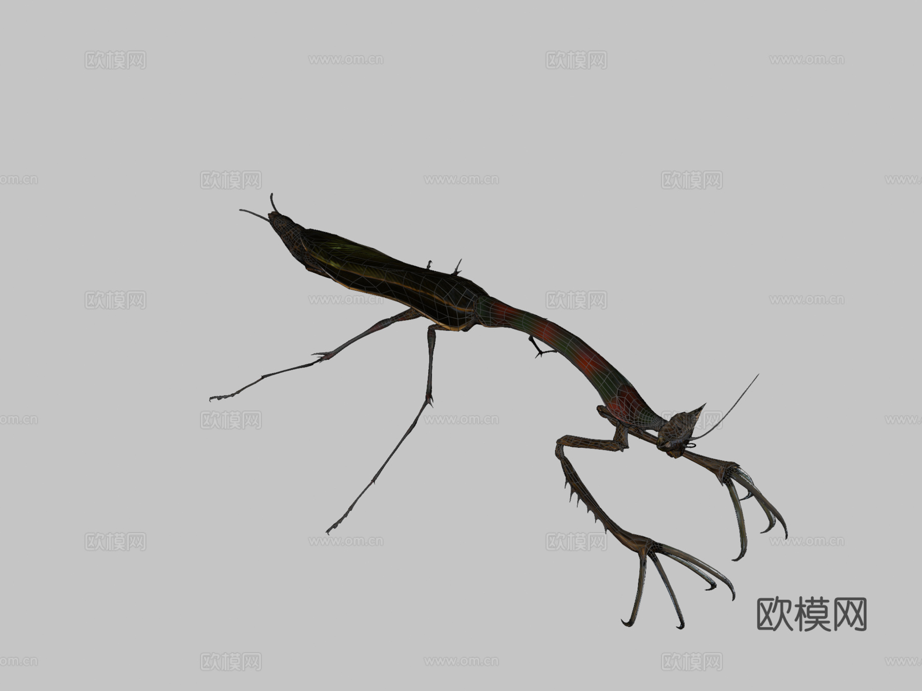 梦魇螳螂su模型下载（渲染图2）