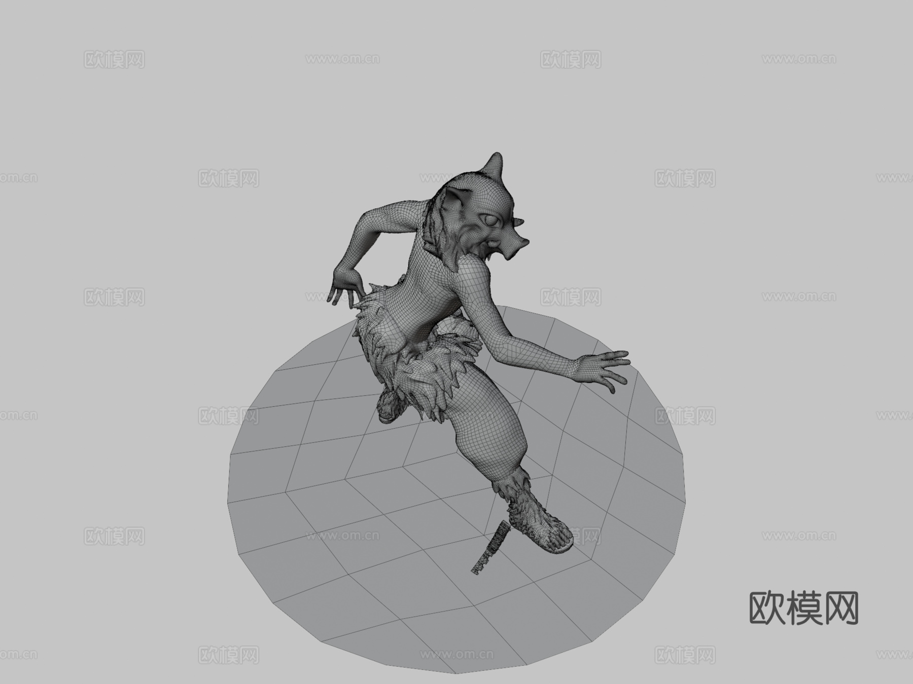 嘴平伊之助su模型