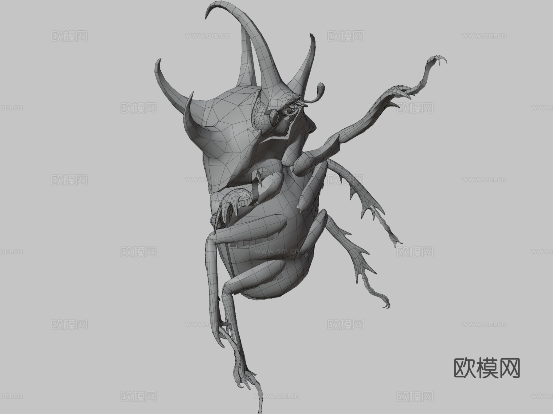 大王花金龟su模型下载（渲染图3）