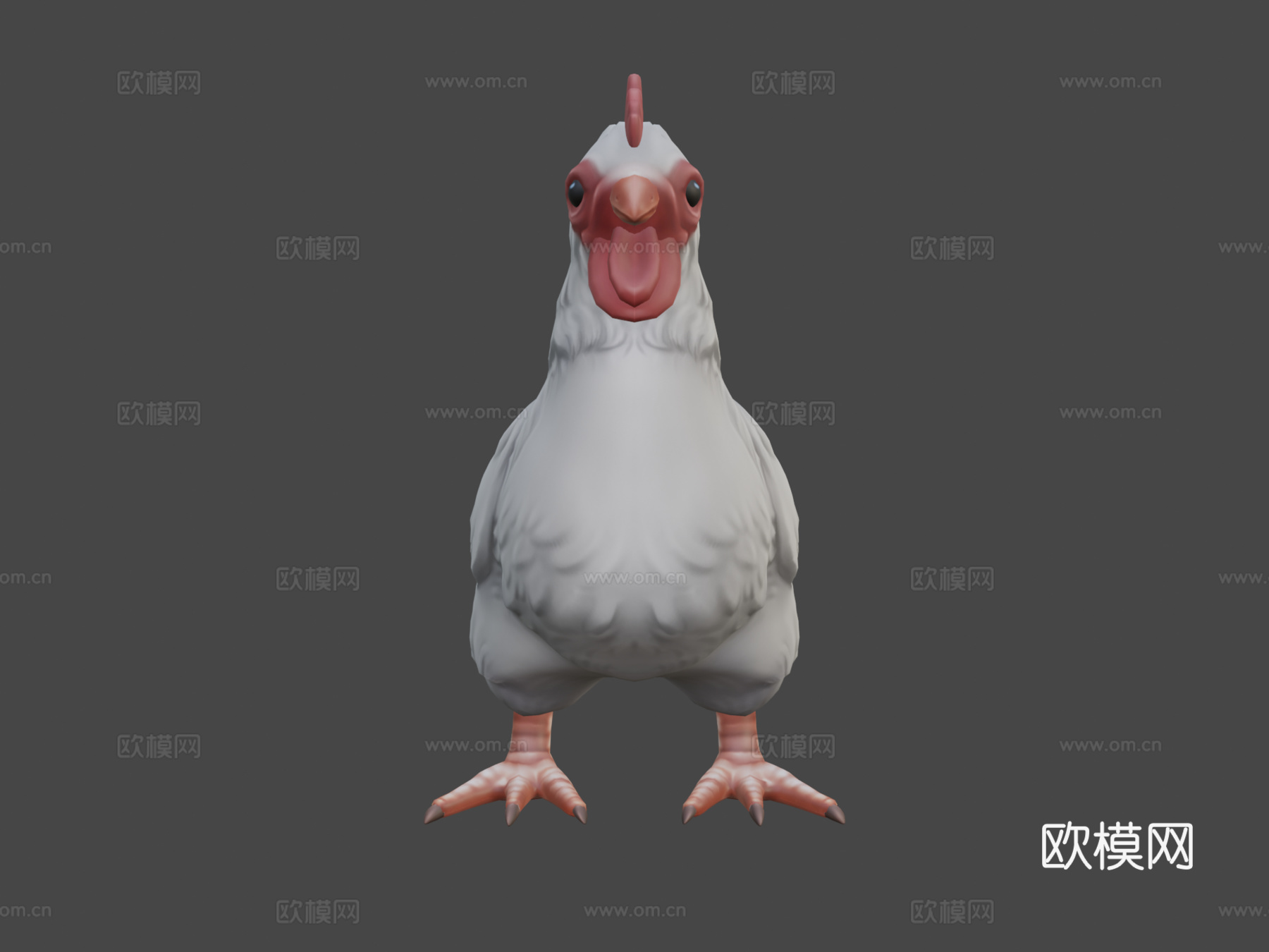小鸡伙伴su模型下载（渲染图7）