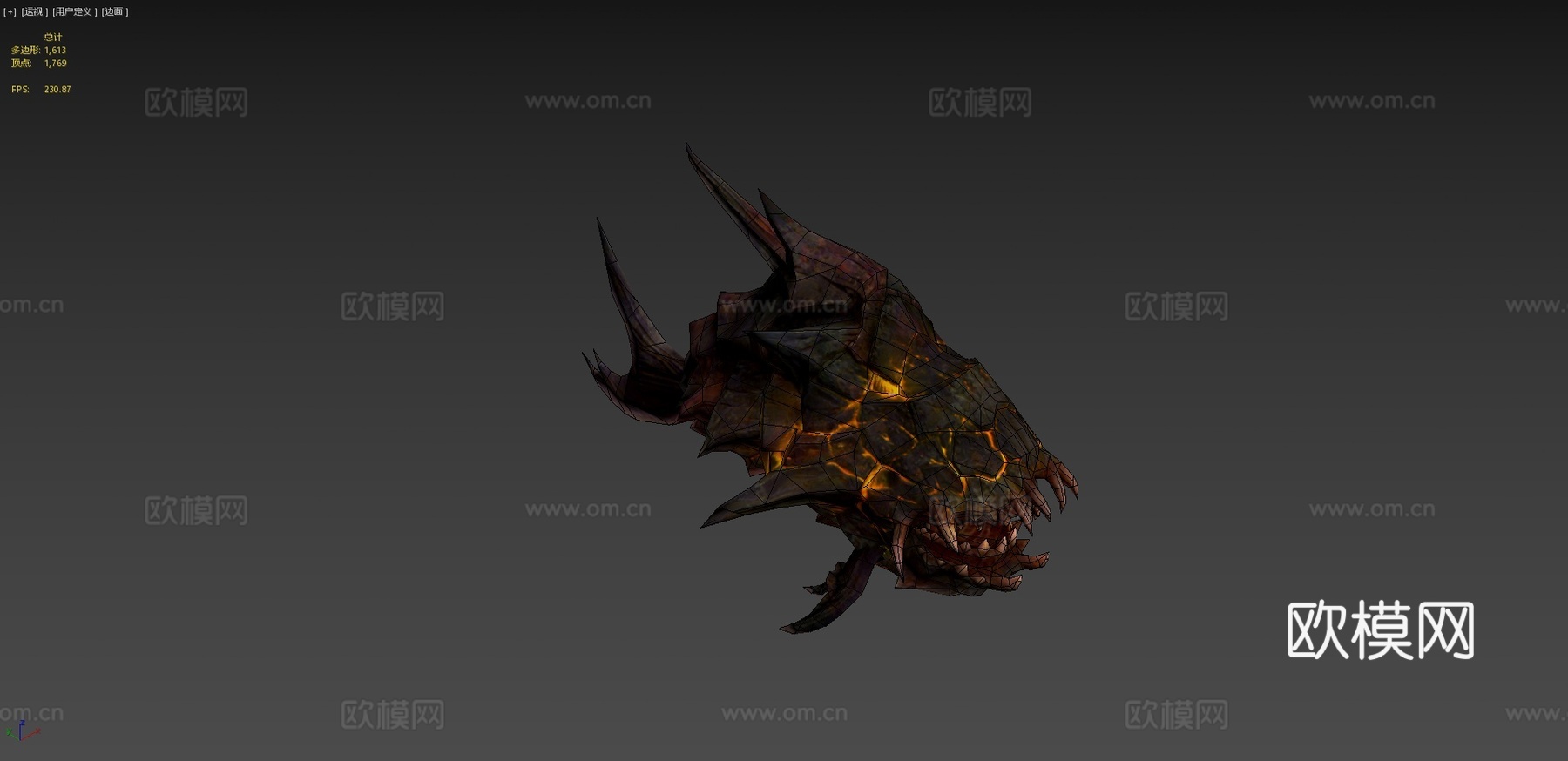 印加首领食人鱼CGunpie冒险su模型