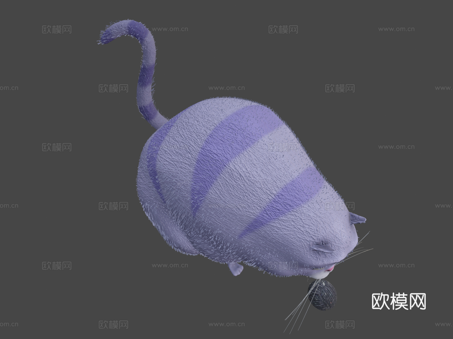 卡通猫su模型下载（渲染图8）