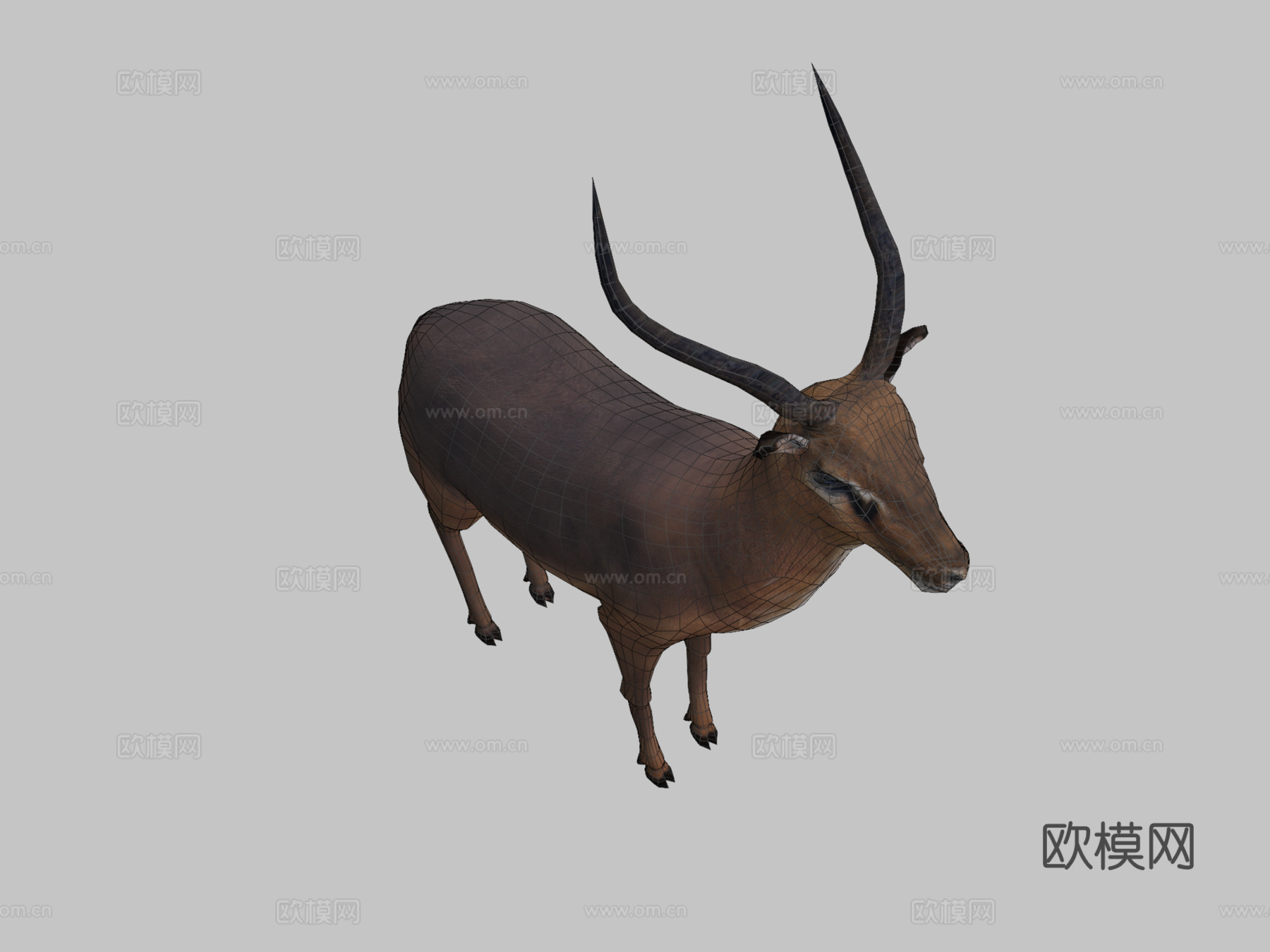 黑斑羚su模型